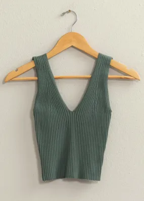 Ribbed Knit Tank Top