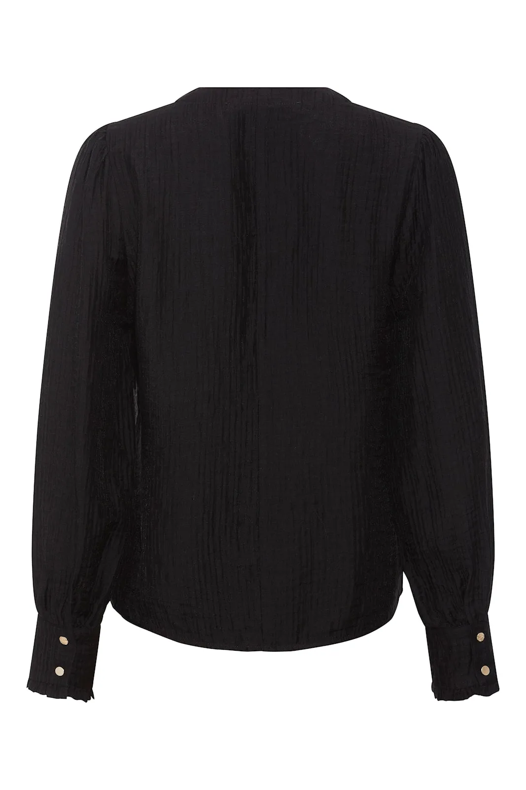 Rue De Femme Contessa V ?neck black blouse