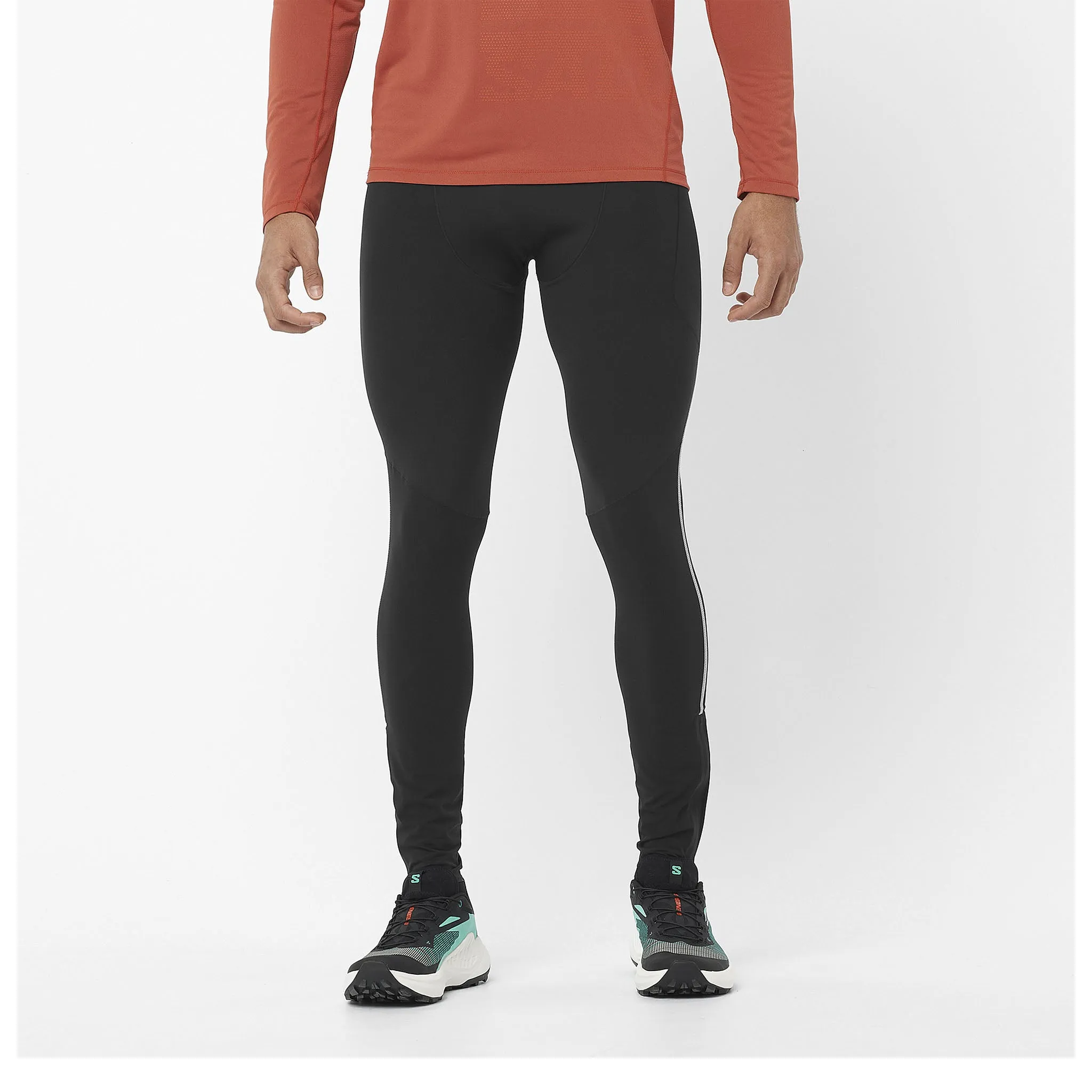 Salomon | Men's Sense Aero Stow Tights - Deep Black