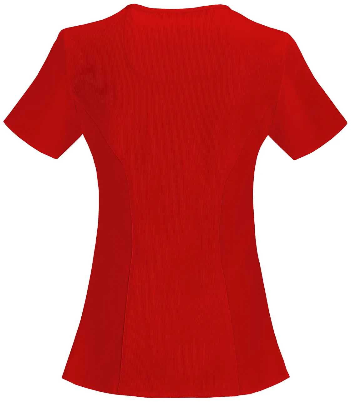 Scrub Top - Cherokee Infinity Women's Mock Wrap Top - Red, 2625A