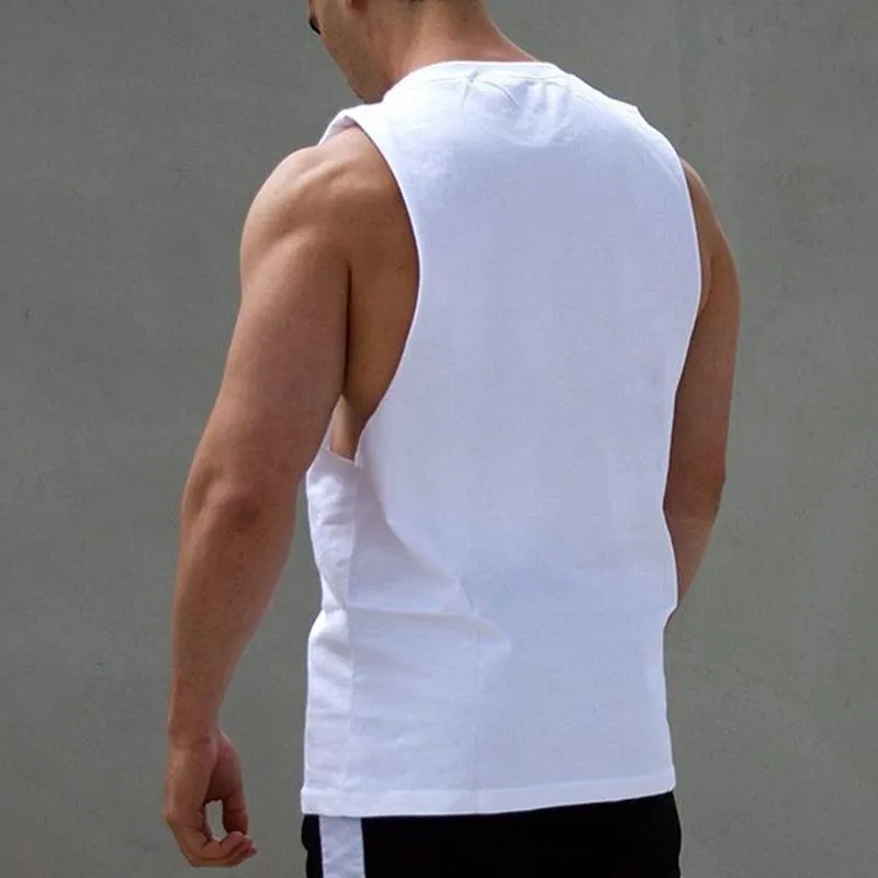 Sports Stretch Vest Absorbs Sweat Men's Tops