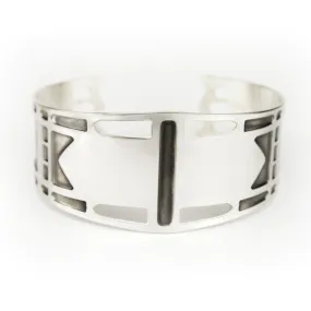 St. Johns Bridge cuff bracelet - Silver