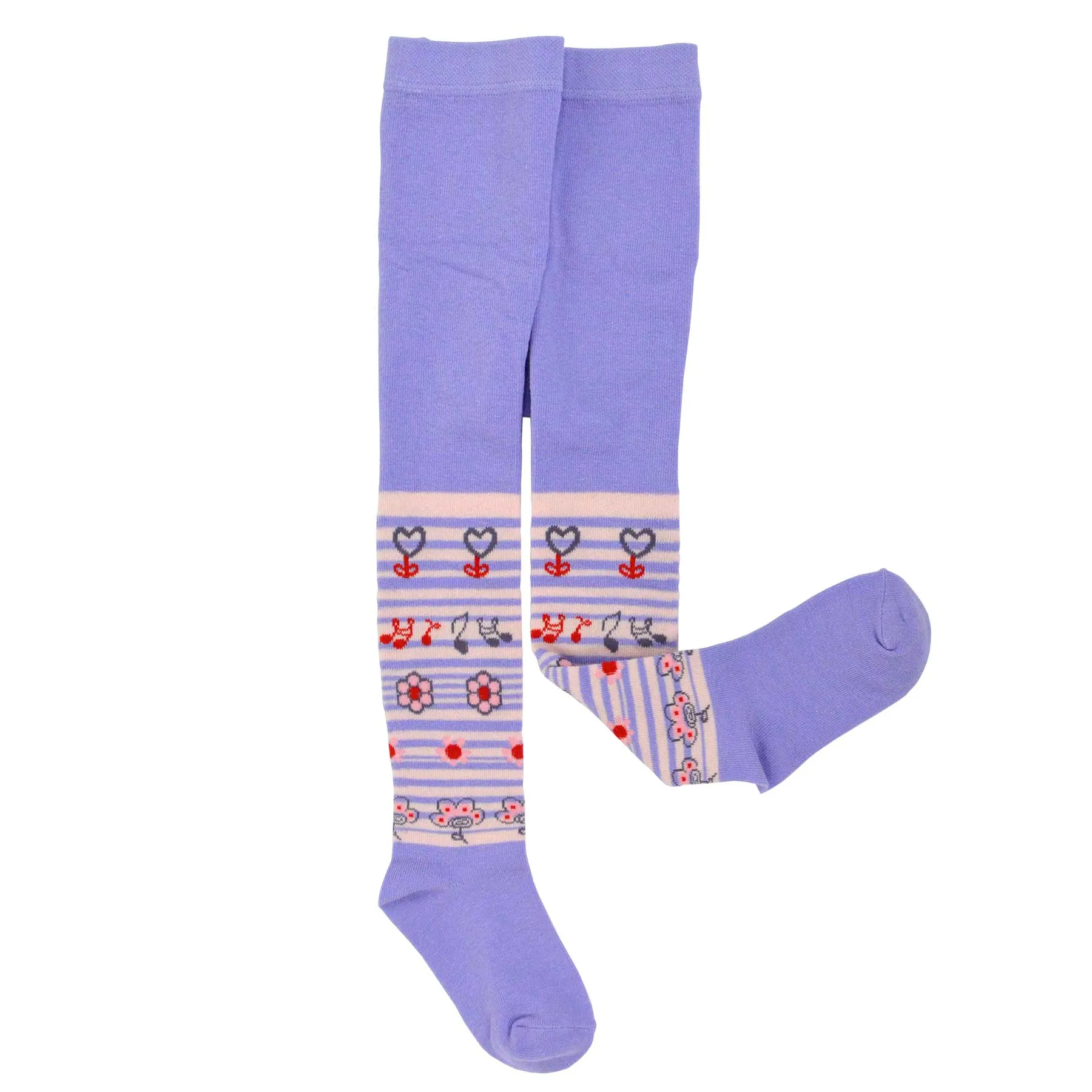 TeeHee Socks Kid's Casual Cotton Tights Cup Cakes 3-Pack (K1606)