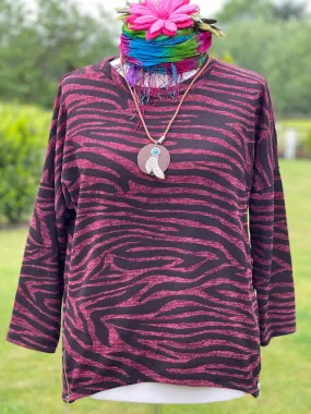 TIGERS EYE TOP WITH NECKLACE M / L (OF7)