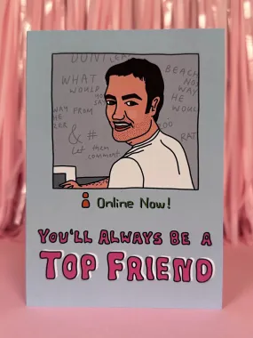 TOP FRIEND CARD