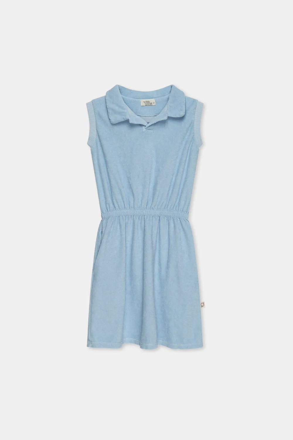 Toweling polo dress