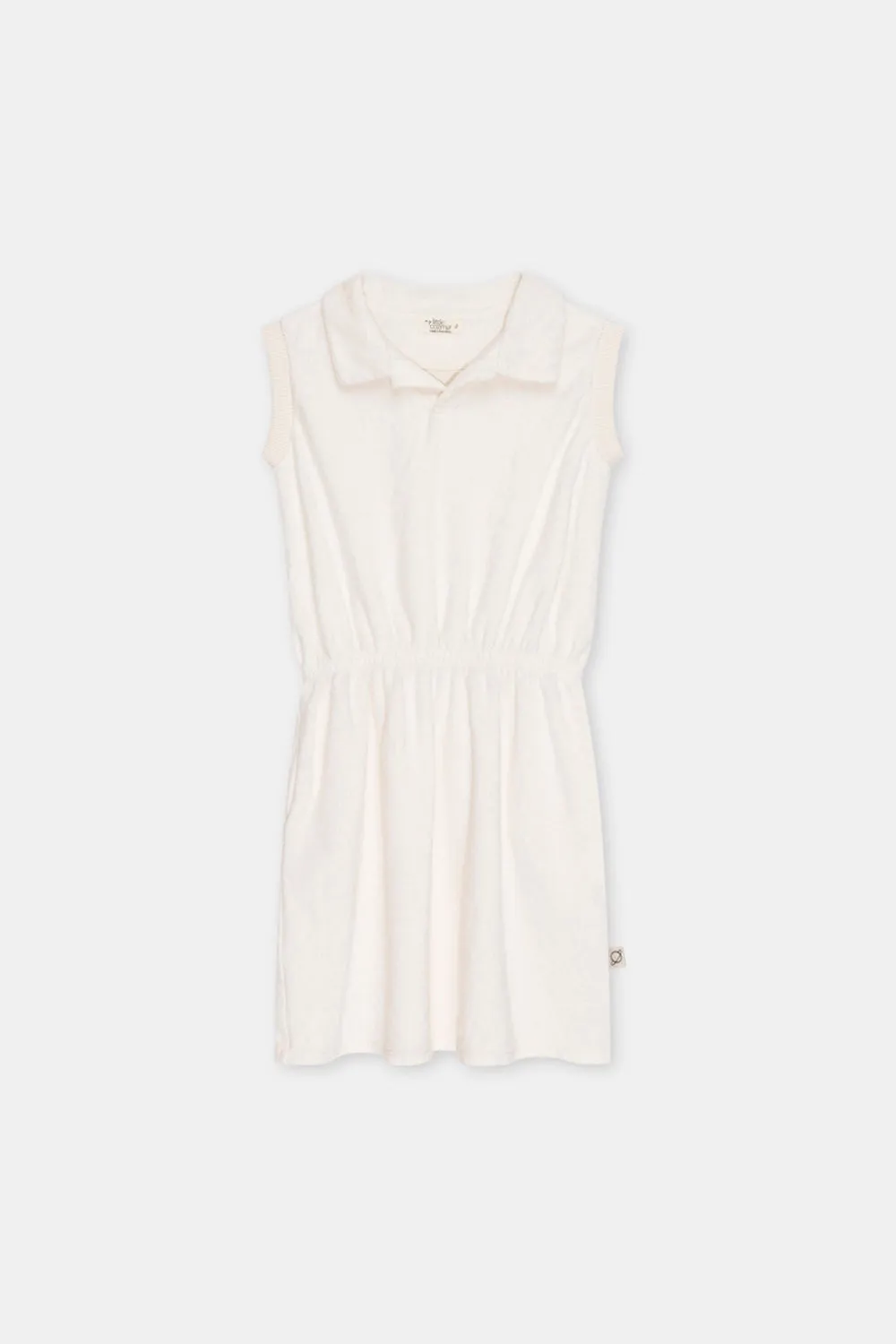 Toweling polo dress