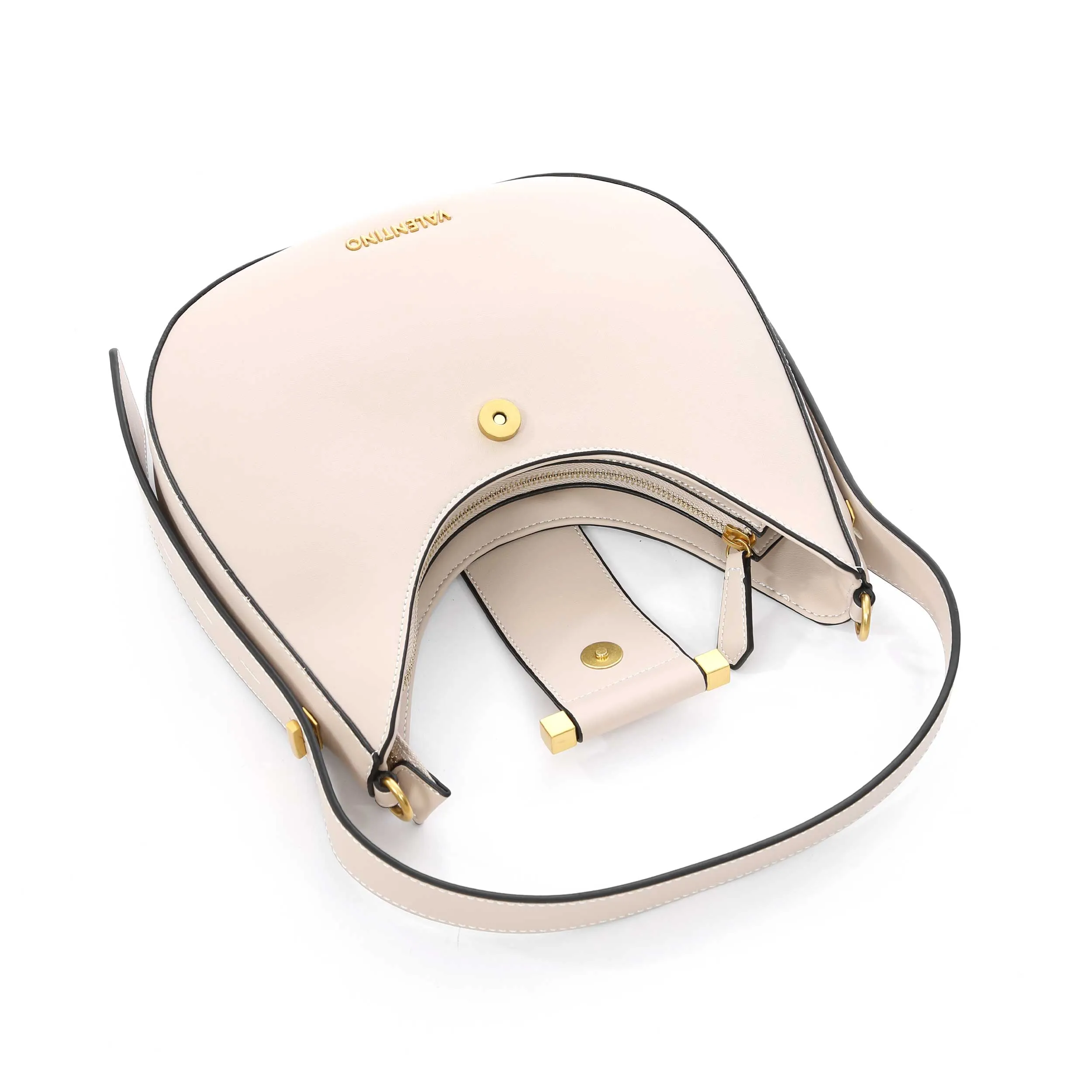 Valentino Bags Frosty RE Ladies Shoulder Bag in Ecru