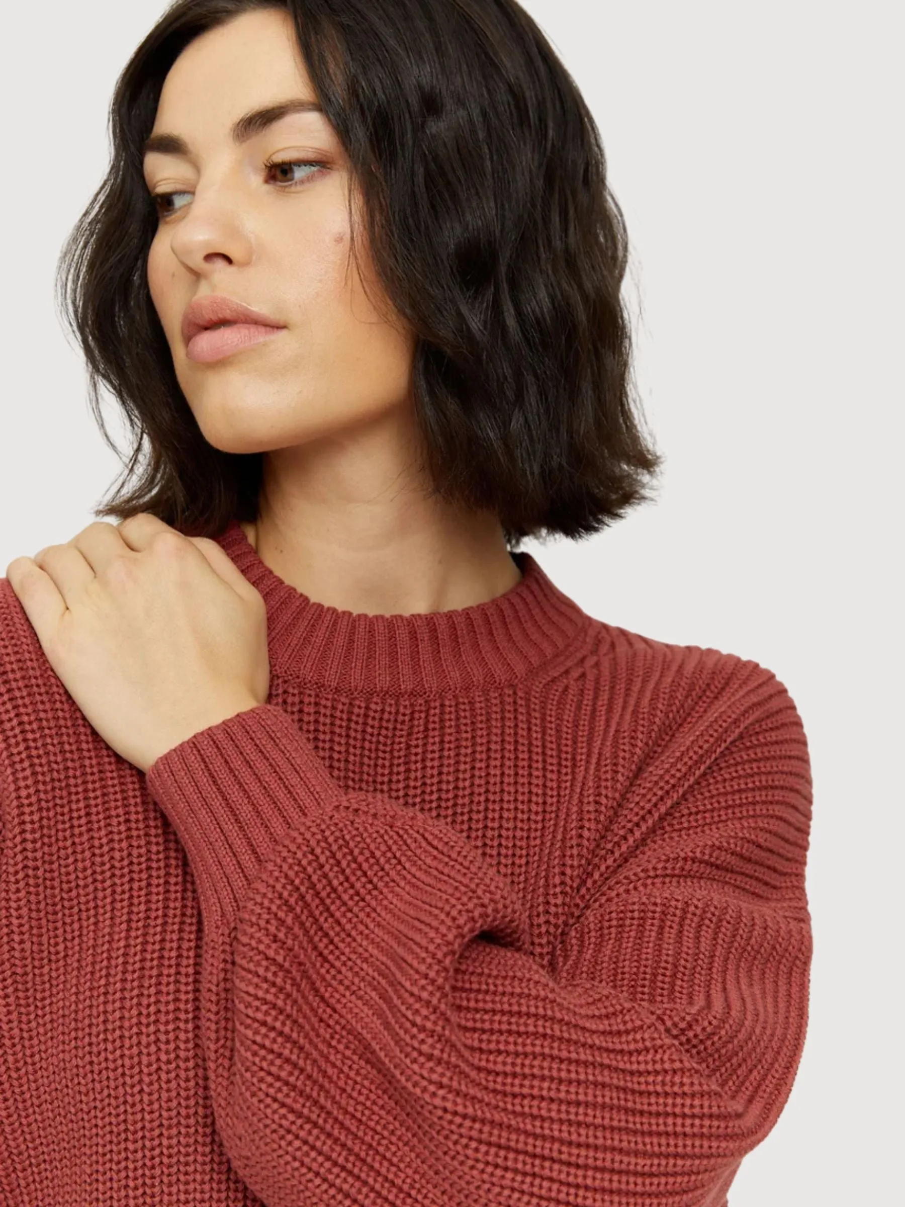 Valma Jumper Mahogany Women | Mazine