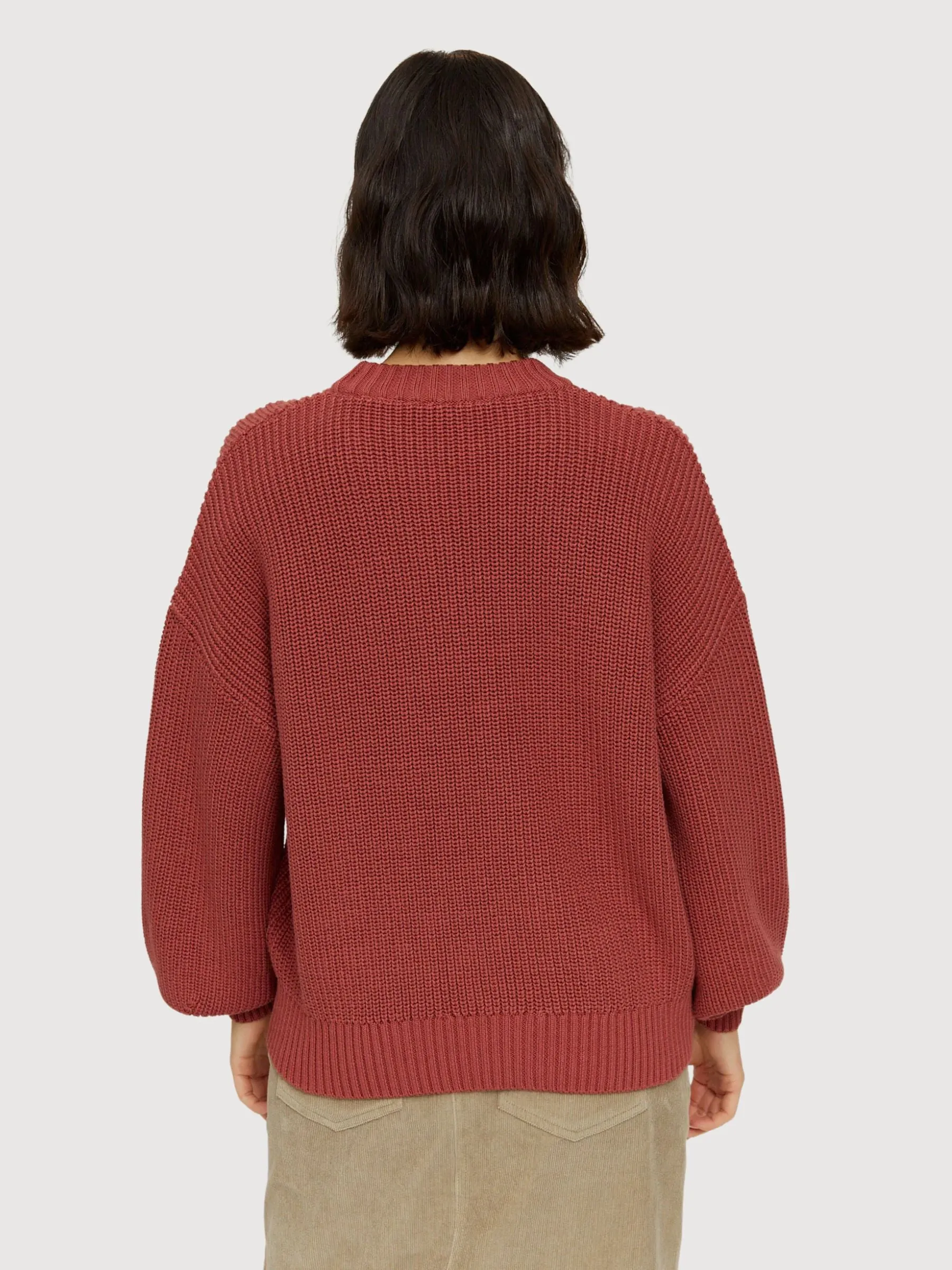 Valma Jumper Mahogany Women | Mazine