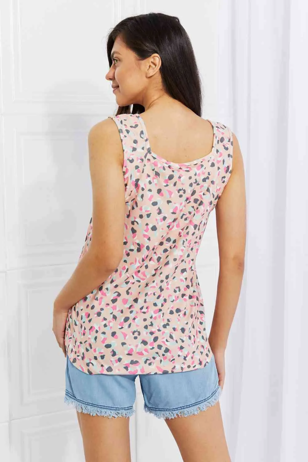 Women's Heimish Full Size Printed Sleeveless Top