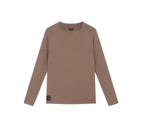 Women's L/S Merino & Silk Base Layer | Deep Taupe