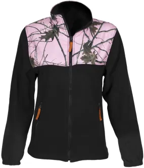 WOMEN'S PINK FOREST CAMO C-MAX FULL ZIP WIND JACKET