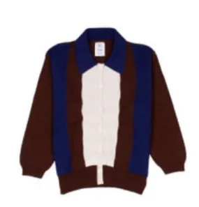 WYNKEN STRIPED KNIT CARDIGAN KNIT TOP