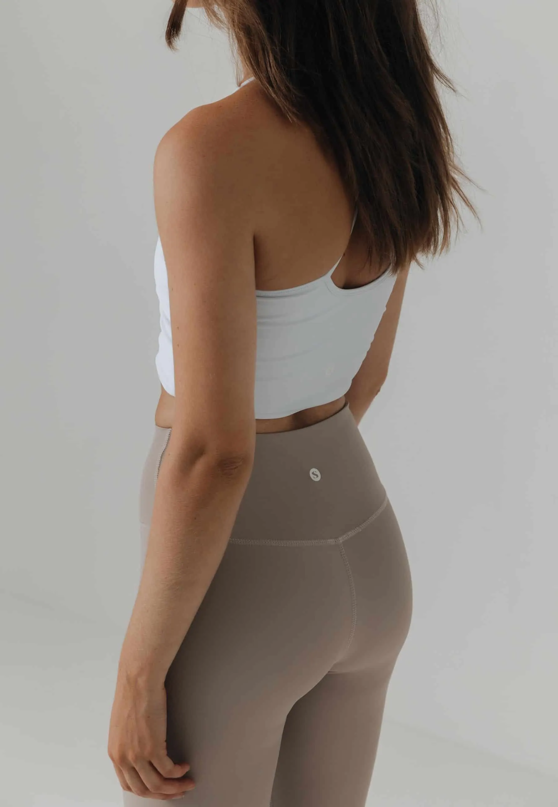 Yoga Classic High Waisted Tights - Taupe